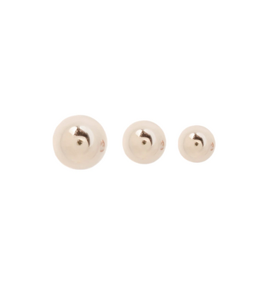 rose gold threadless bead ends in 14k gold